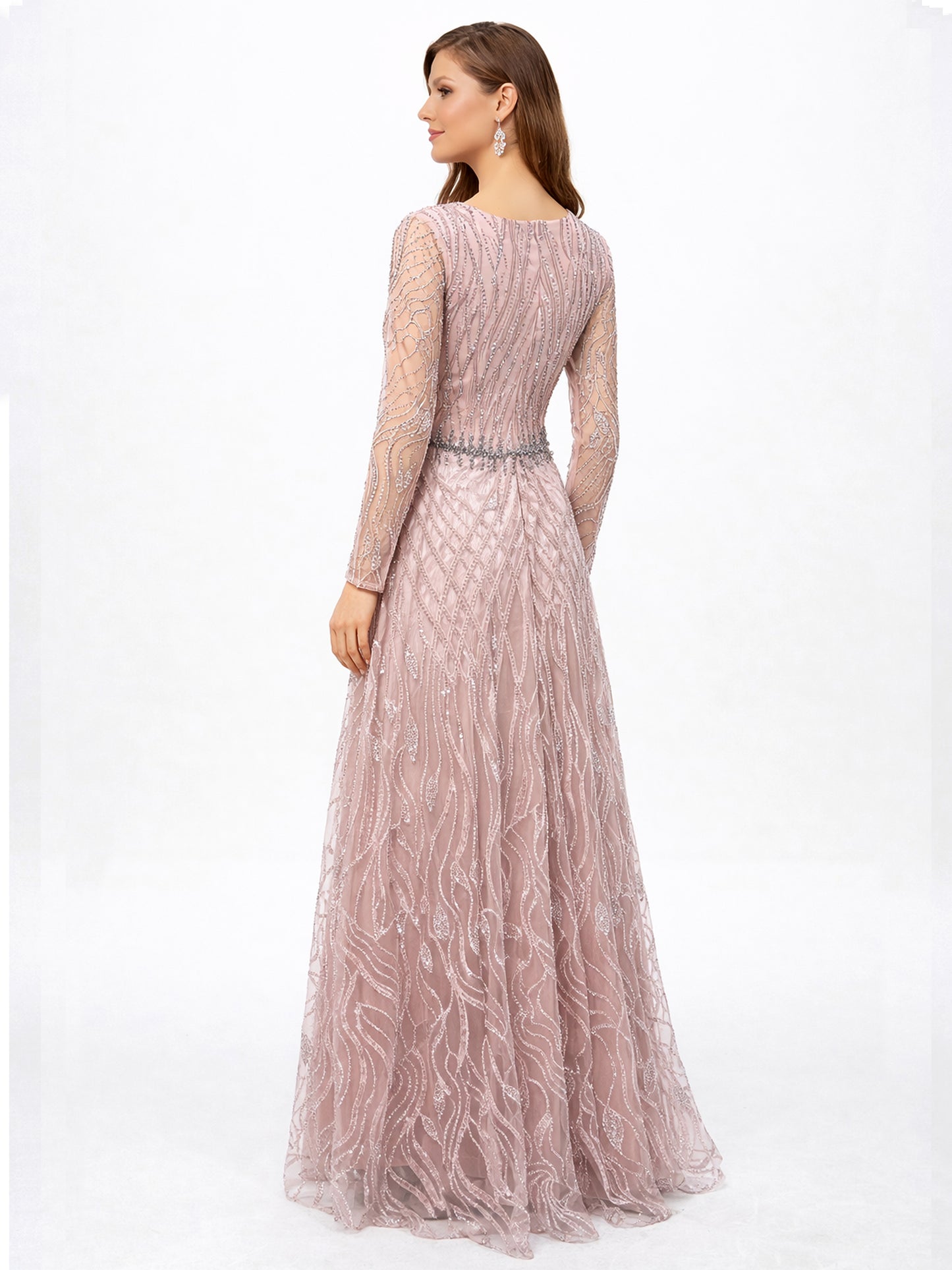 Style 220603 - Pink / Green Dress