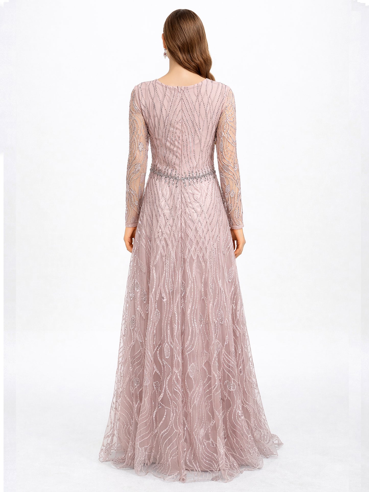 Style 220603 - Pink / Green Dress