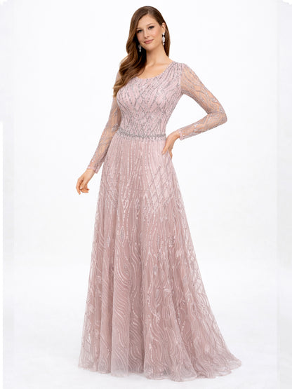 Style 220603 - Pink / Green Dress