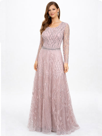 Style 220603 - Pink / Green Dress