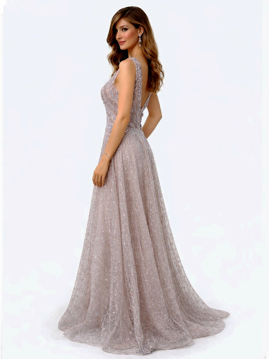 Style 220609 - Rose / Silver Dress