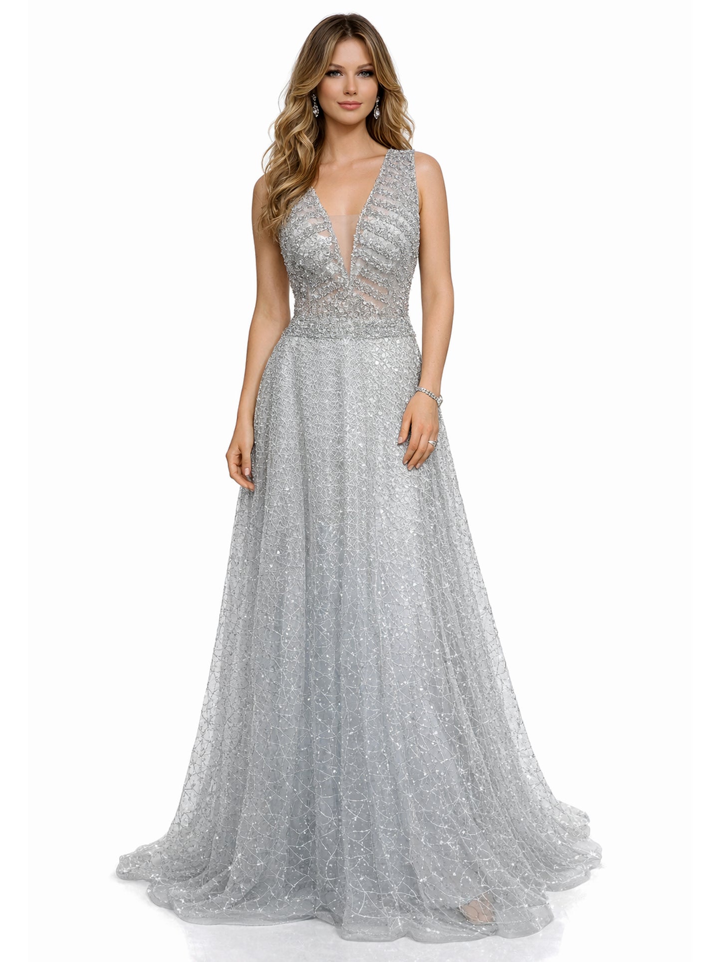 Style 220609 - Rose / Silver Dress