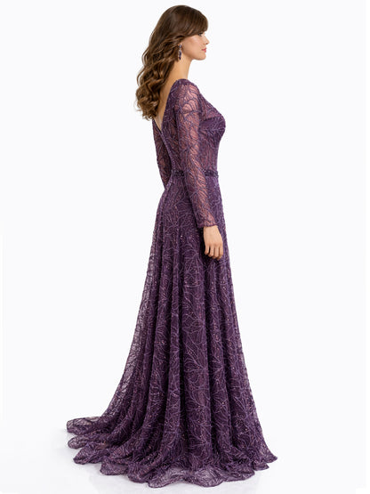 Style 220611 - Purple / Silver Dress