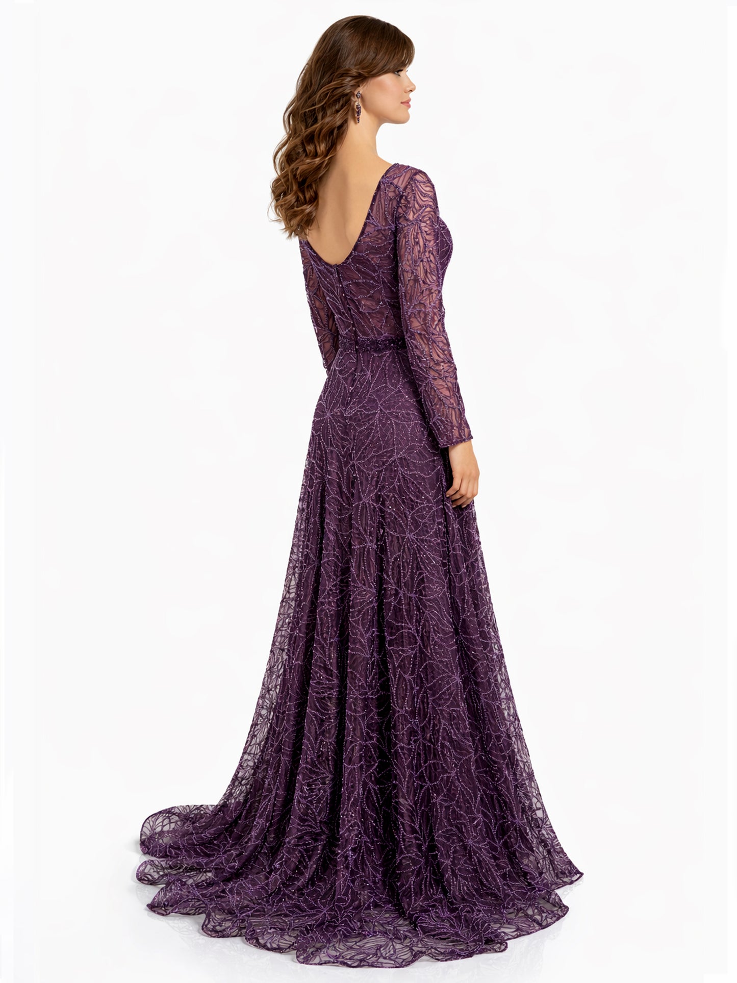 Style 220611 - Purple / Silver Dress