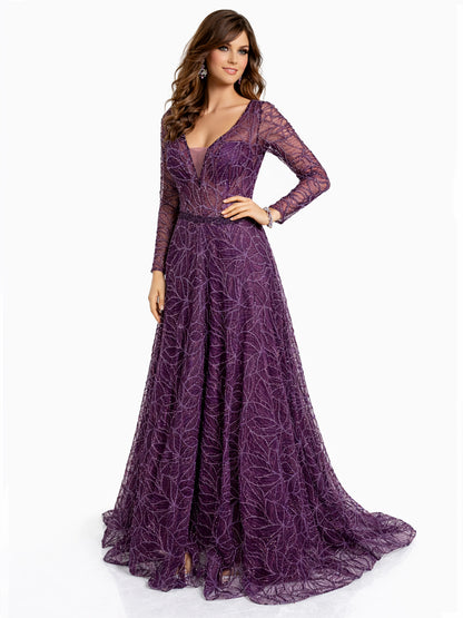 Style 220611 - Purple / Silver Dress