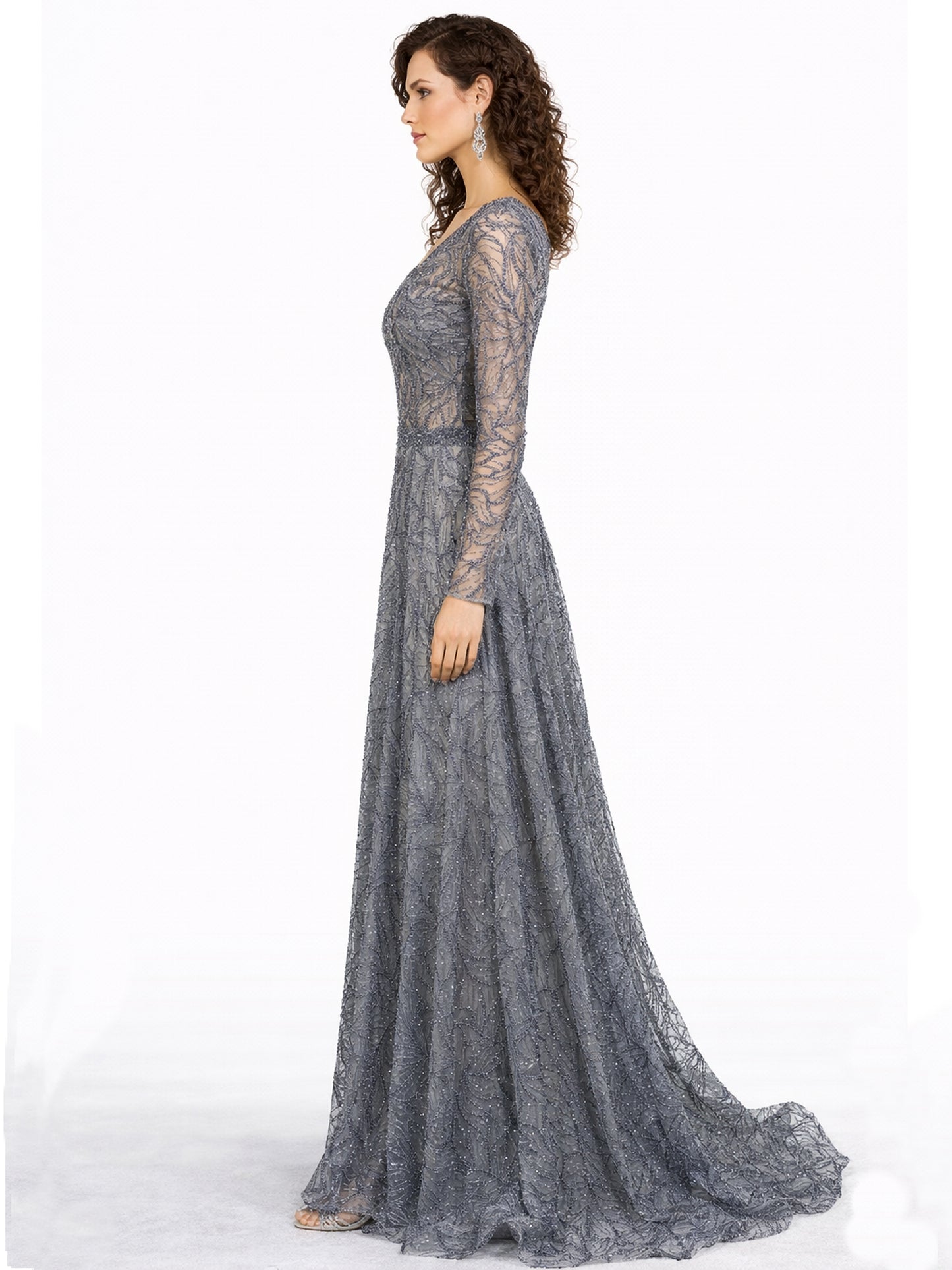 Style 220611 - Purple / Silver Dress