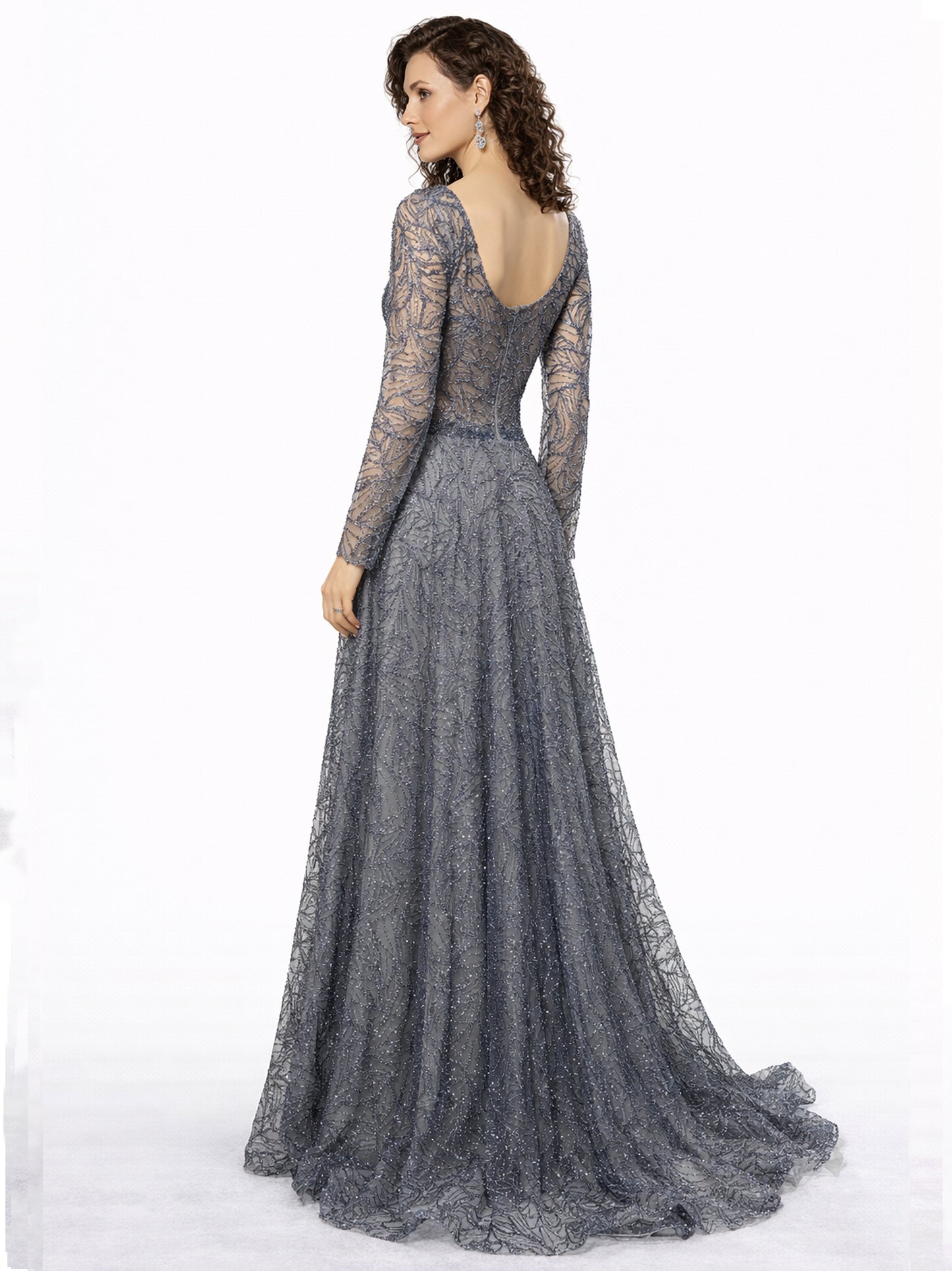 Style 220611 - Purple / Silver Dress