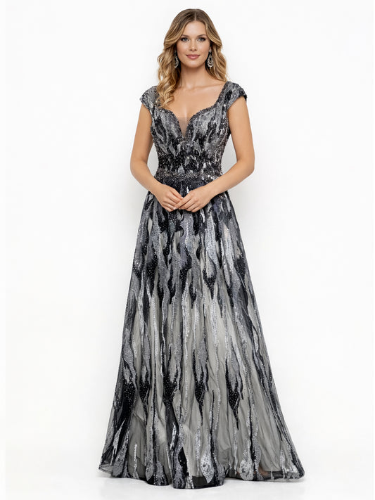 Style 220614 - Black / Dark Blue Dress