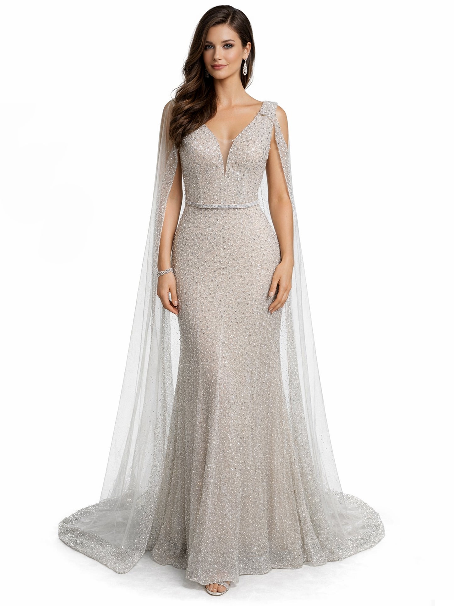 Style 230320 Gold /Green Dress