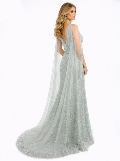 Style 230320 Gold /Green Dress