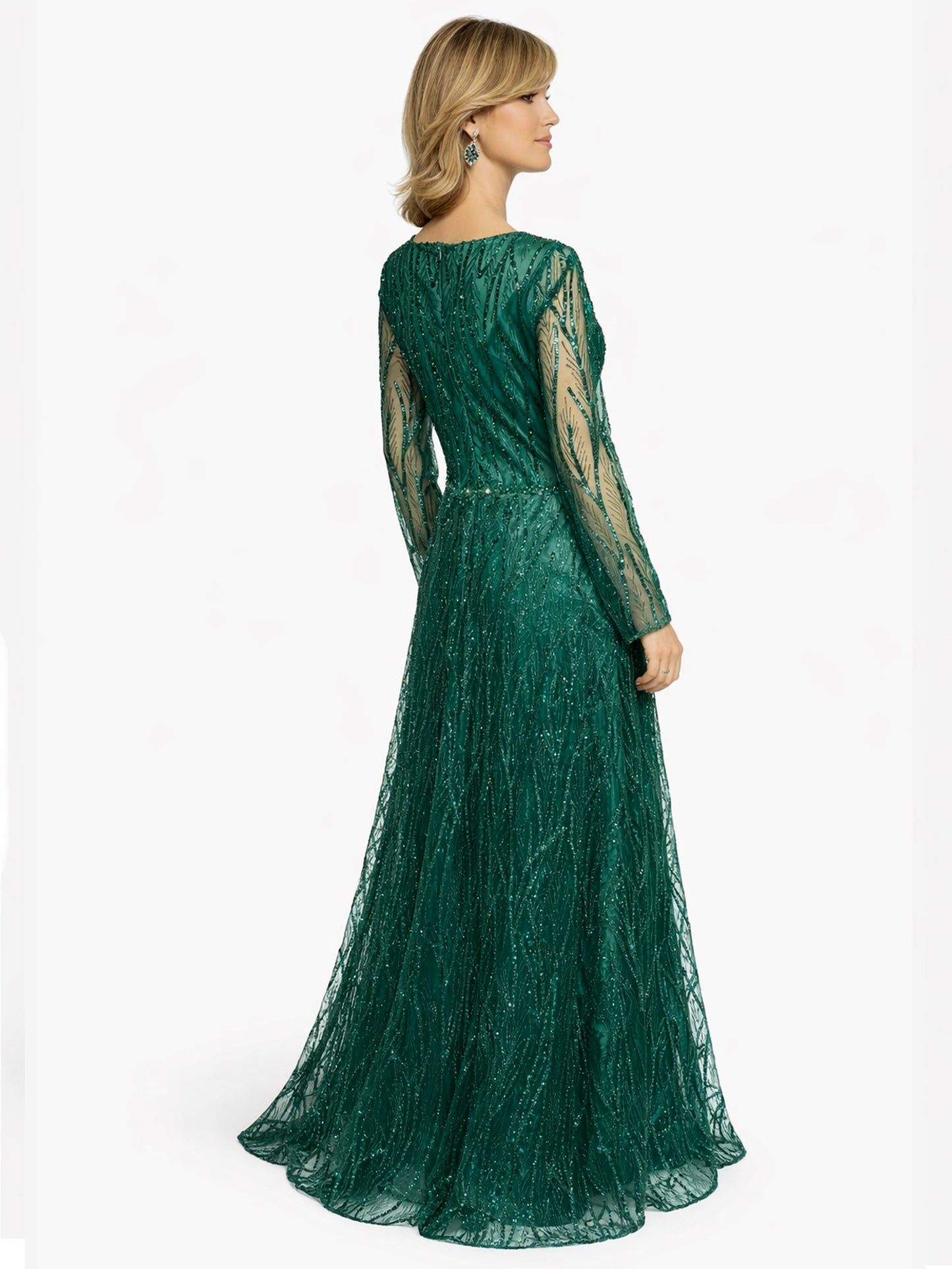 Style 230326 - Green / Silver Dress