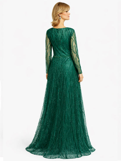 Style 230326 - Green / Silver Dress
