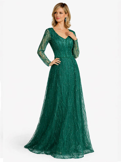 Style 230326 - Green / Silver Dress