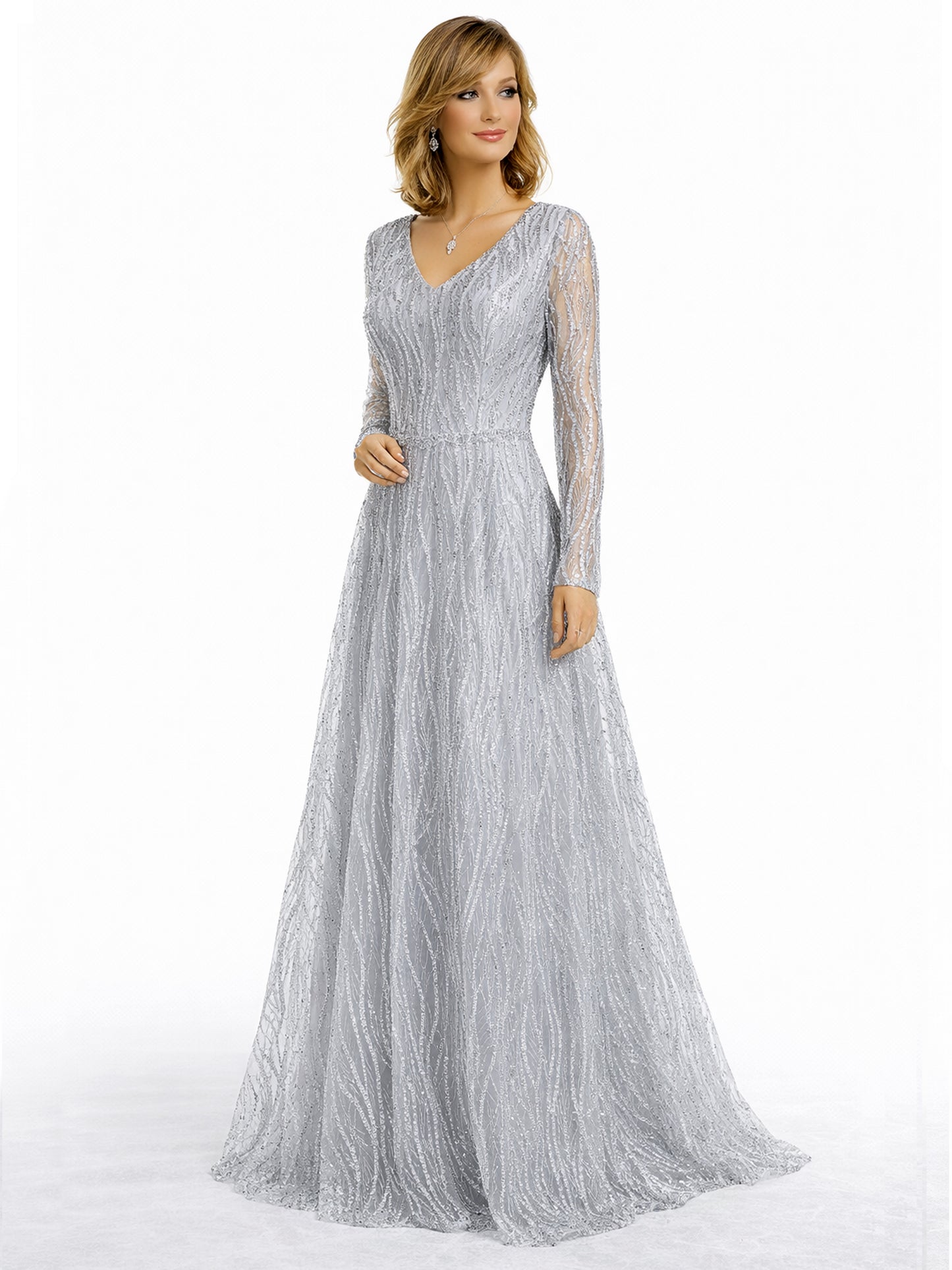 Style 230326 - Green / Silver Dress