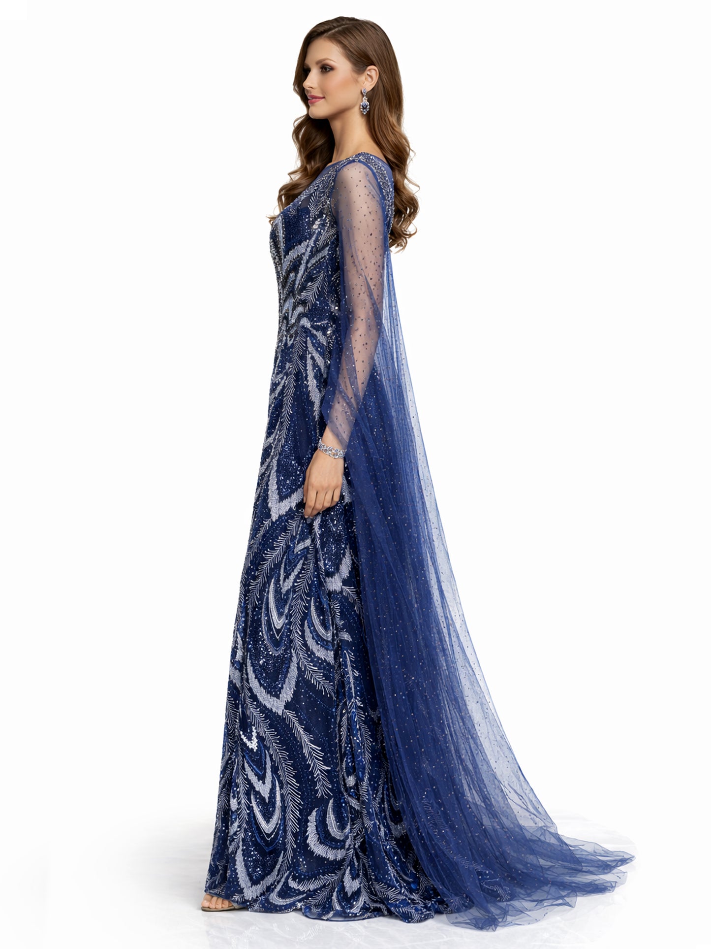 Style 230328 - Blue / Brown Dress