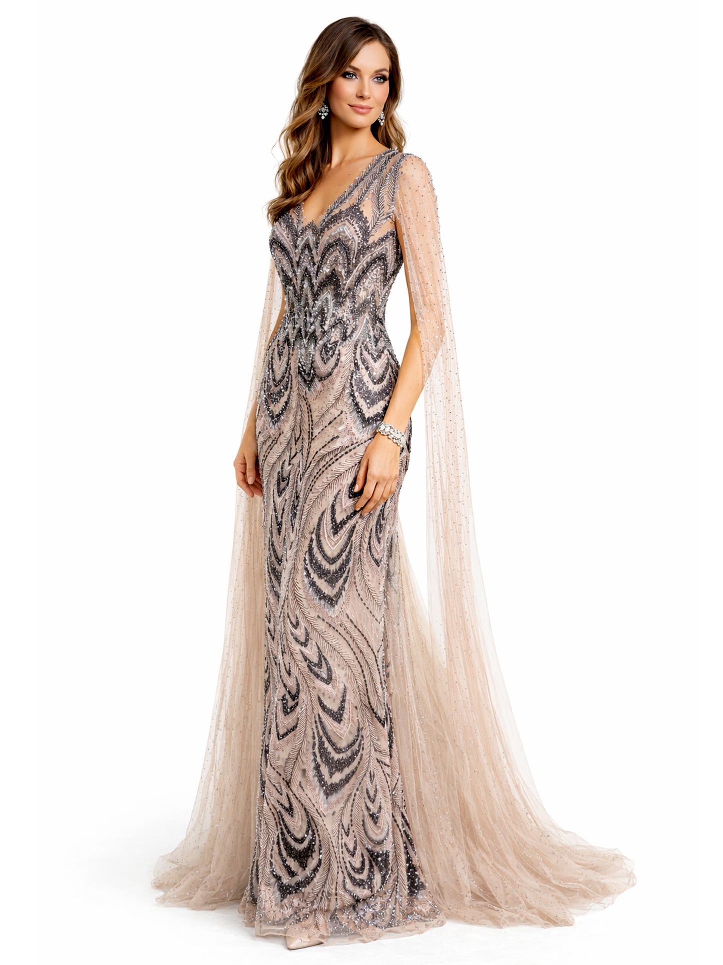 Style 230328 - Blue / Brown Dress