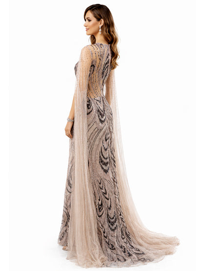 Style 230328 - Blue / Brown Dress