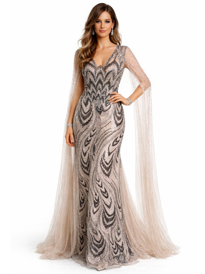 Style 230328 - Blue / Brown Dress