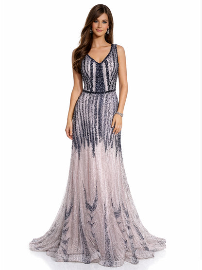 Style 230338 - Black / Dark Blue Dress