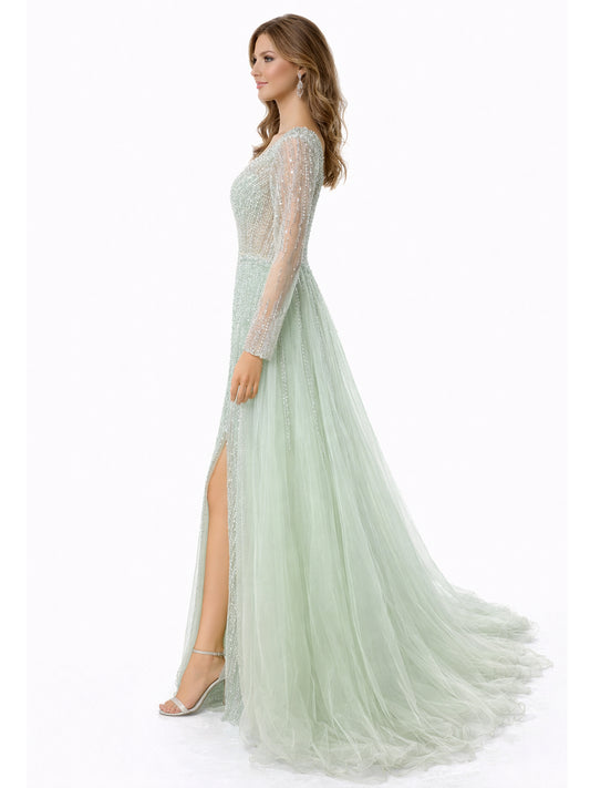 Style 240110 - Light Green / Light Pink Dress