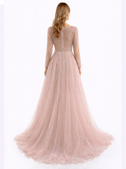 Style 240110 - Light Green / Light Pink Dress