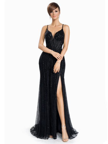 Style 2408 - Black / Blue Dress