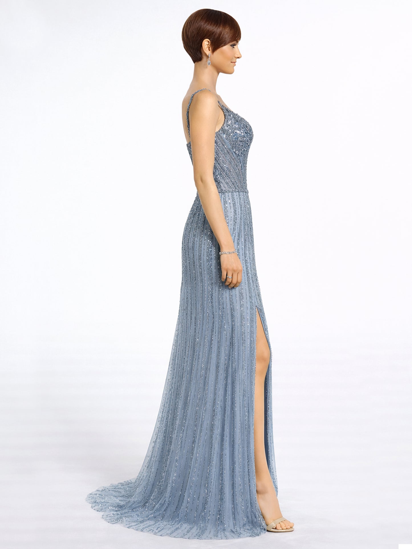 Style 2408 - Black / Blue Dress
