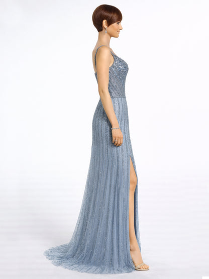 Style 2408 - Black / Blue Dress