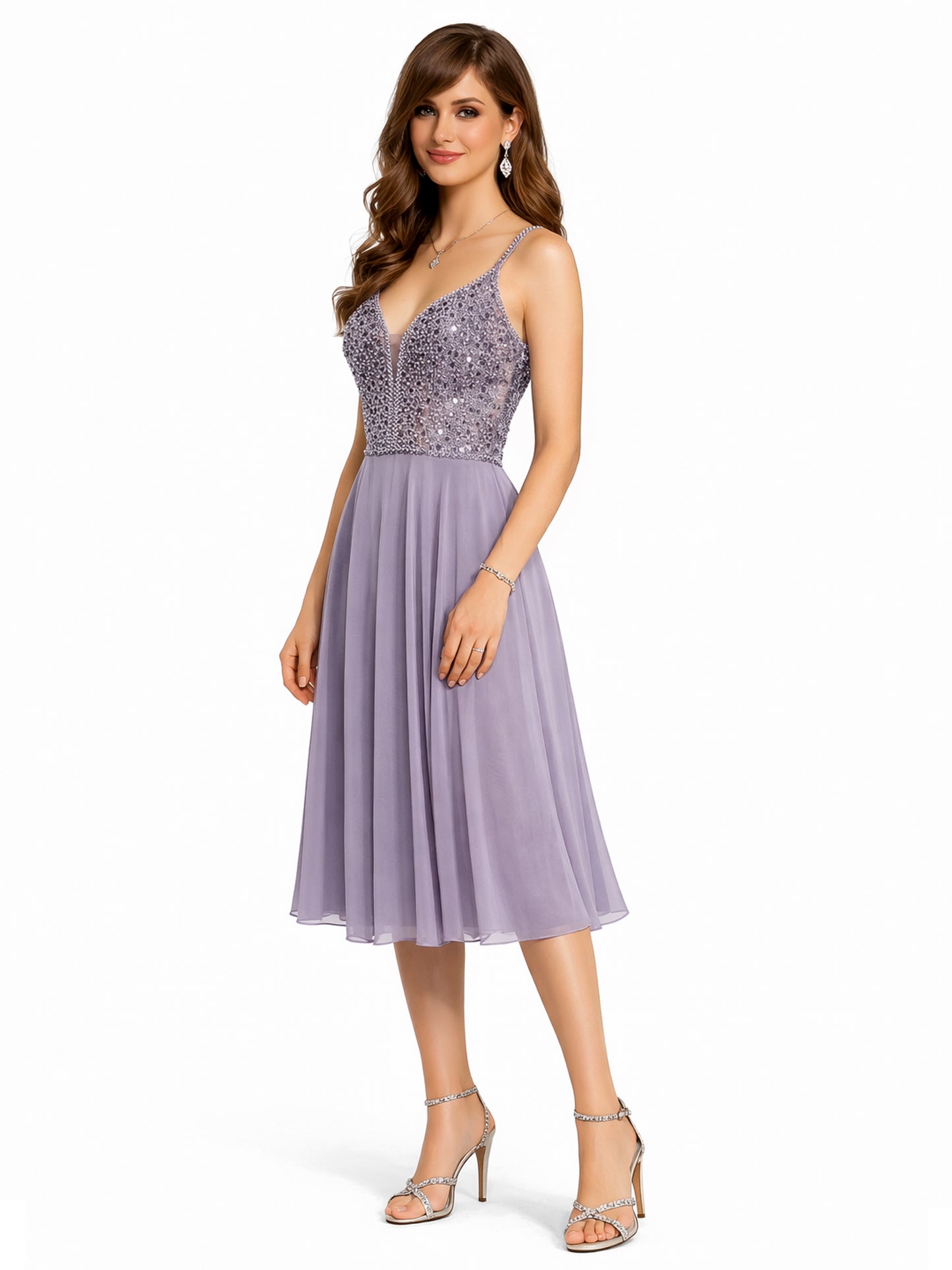 Style 2501 - Dark Blue / Purple Dress