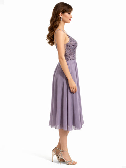 Style 2501 - Dark Blue / Purple Dress