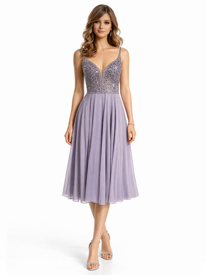 Style 2501 - Dark Blue / Purple Dress