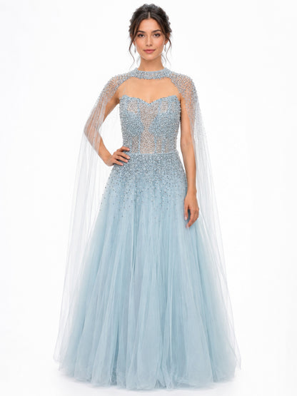 Style 251002 - Blue / Cream