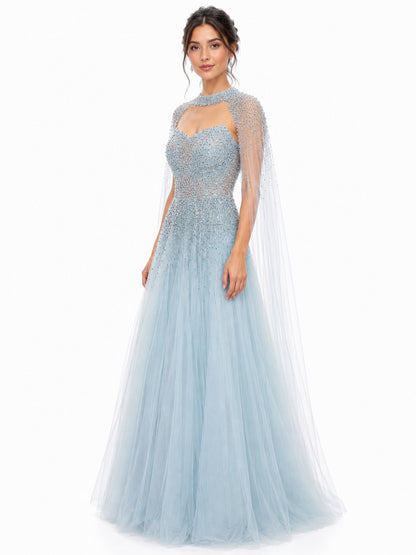Style 251002 - Blue / Cream