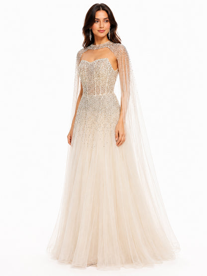 Style 251002 - Blue / Cream