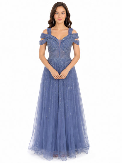 Style 251116 - Blue / Cream