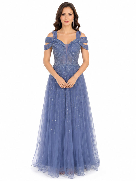 Style 251116 - Blue / Cream