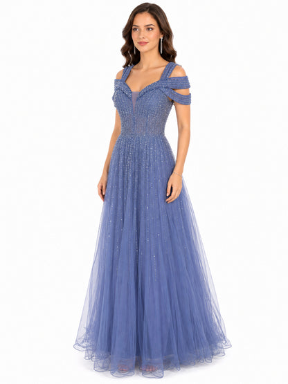Style 251116 - Blue / Cream