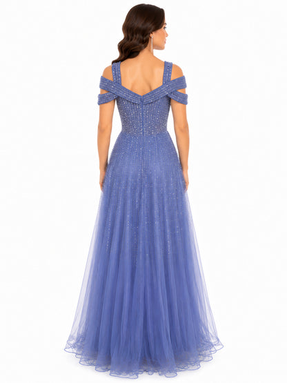 Style 251116 - Blue / Cream