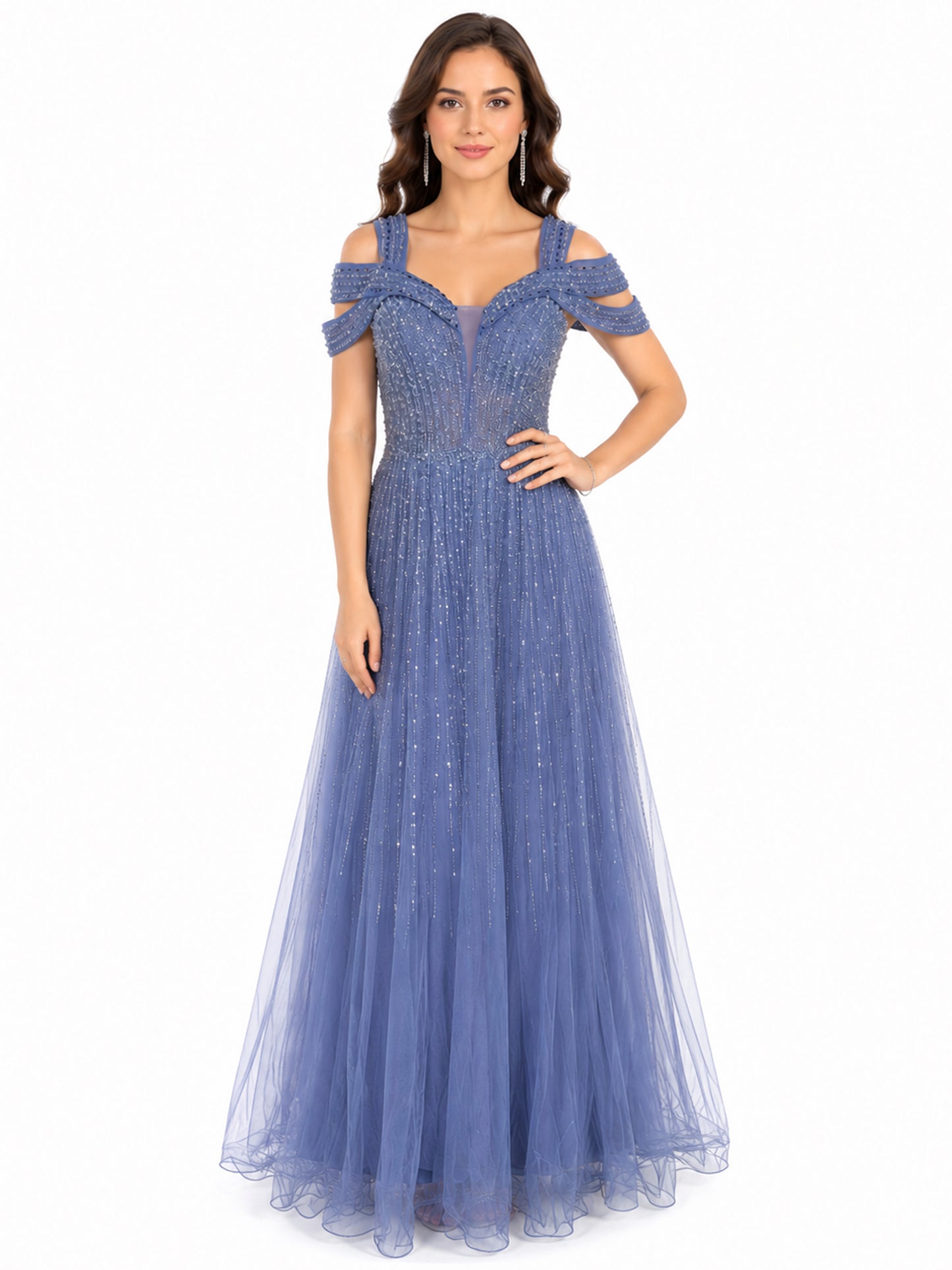 Style 251116 - Blue / Cream