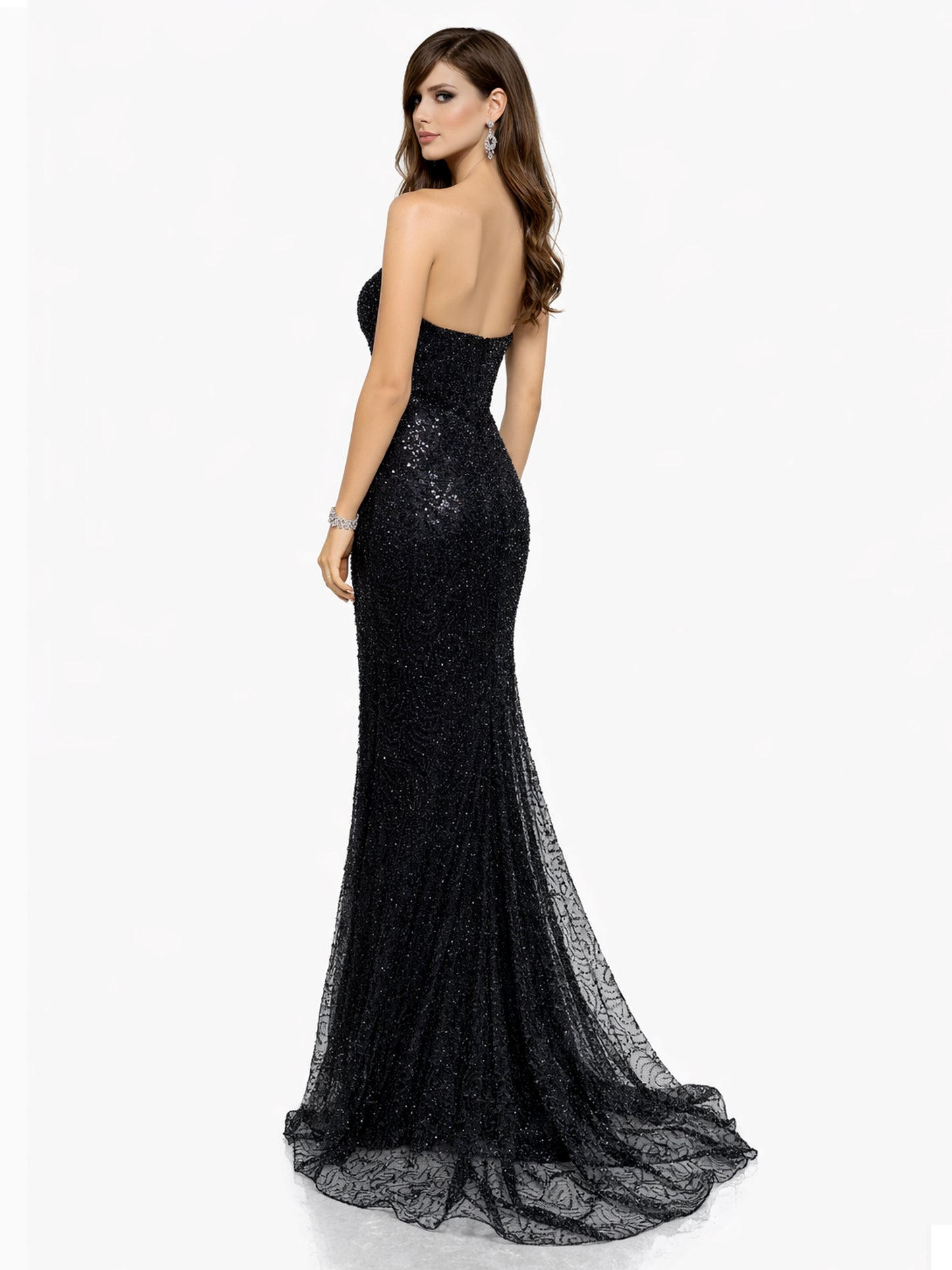 Style 385 - Black / Silver Dress