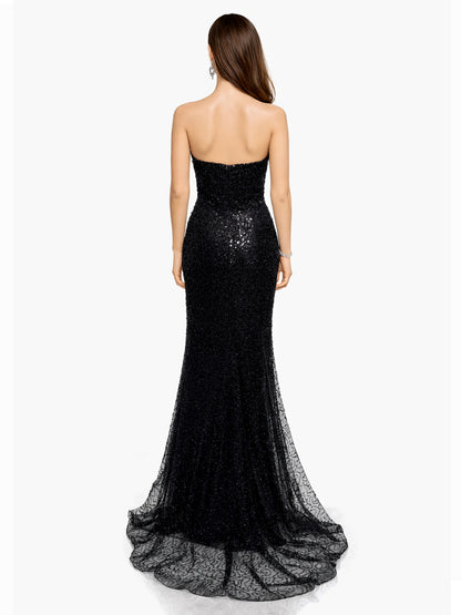 Style 385 - Black / Silver Dress