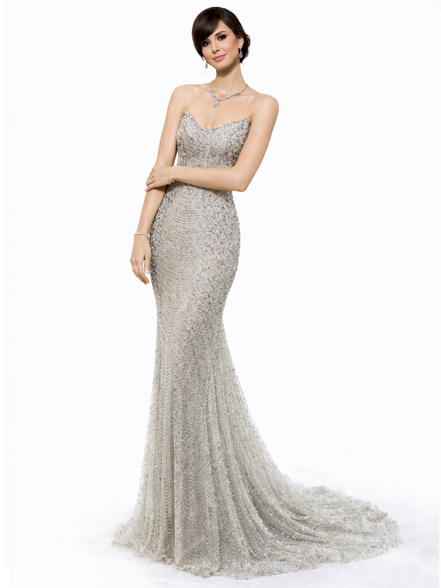 Style 385 - Black / Silver Dress