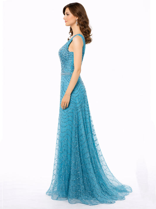 Style 3874 - Blue Dress