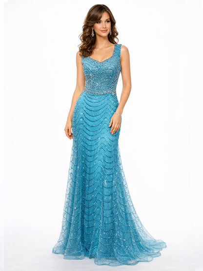 Style 3874 - Blue Dress