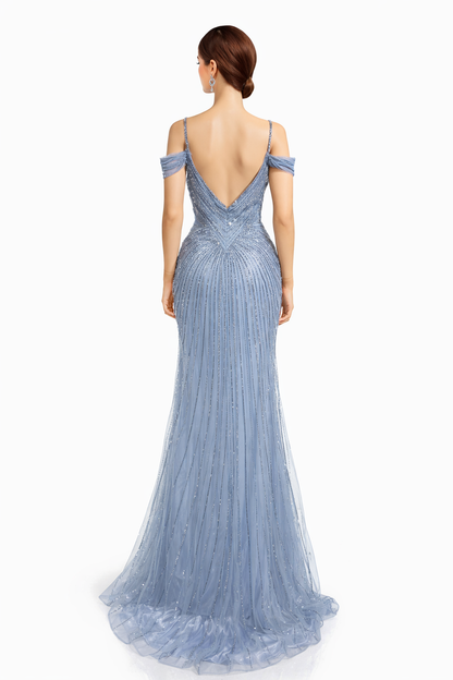 Style 634 - Blue / Green / Rose Dress