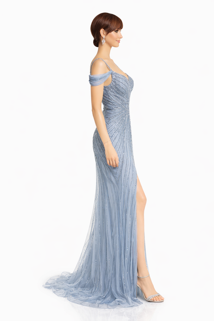 Style 634 - Blue / Green / Rose Dress