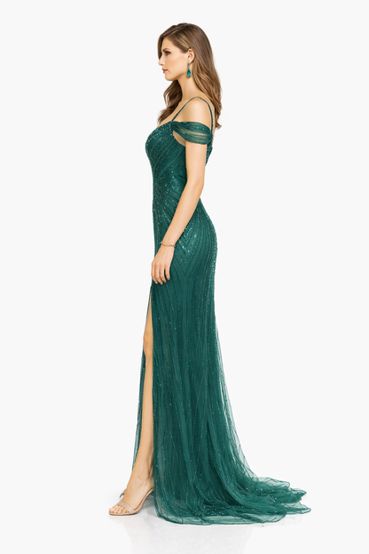 Style 634 - Blue / Green / Rose Dress