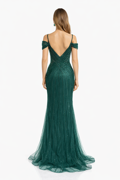 Style 634 - Blue / Green / Rose Dress