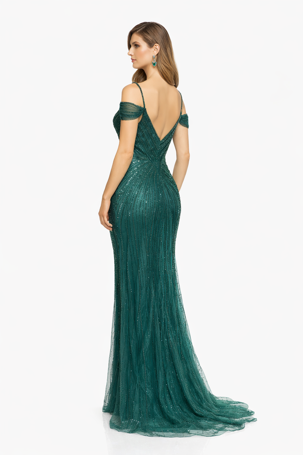 Style 634 - Blue / Green / Rose Dress