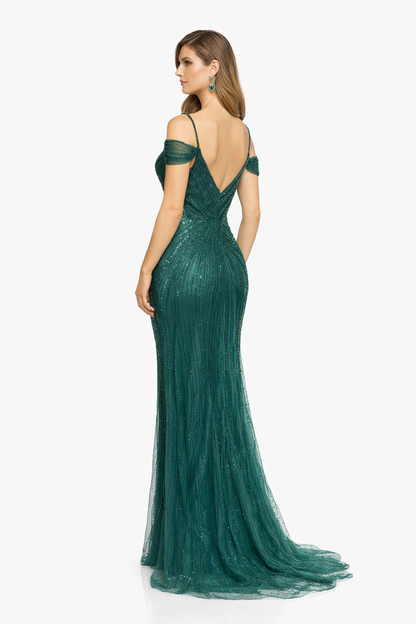 Style 634 - Blue / Green / Rose Dress